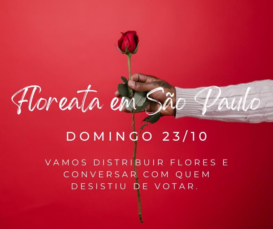 Floreata de São Paulo: Mães se organizam para convencer eleitores a comparecem às urnas

Saiba mais: tiny.cc/ez90vz