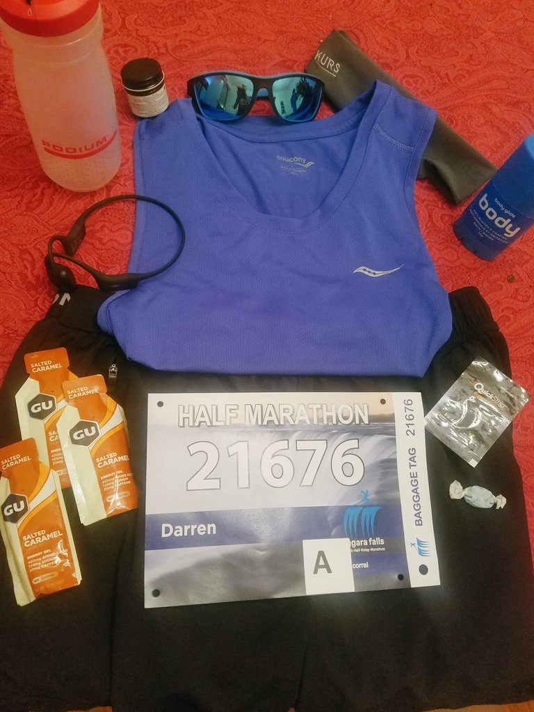 Obviously the euphoria of finishing a race is the ultimate but there is something to be said about the feeling you have a few days &amp; hours leading up to a race. Proud &amp; relieved knowing all your training is done. Excitement &amp; anxiety waiting for the gun. <a href="/NiagaraMarathon/">NFIM</a> #nfim