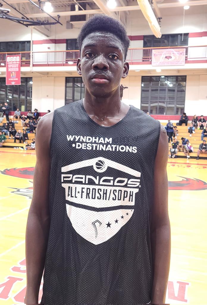 2022 Pangos All-East Fr/So Camp Notes: HUGE name for the future is 7-0 2026 Keiner Asprilla (Don Bosco/Ramsey NJ). Strong & mammoth Big Man is very active in paint & showed nice skill & agility taking it coast to coast for the monster slam! @FCPPangos @BallerTV @NBNMagazine