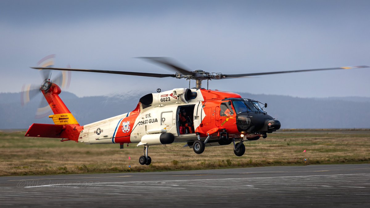 USCG MH60T <a href="/stjohnsairport/">St. John's Airport</a> for SAREX2022 <a href="/USCGNortheast/">USCGNortheast</a>