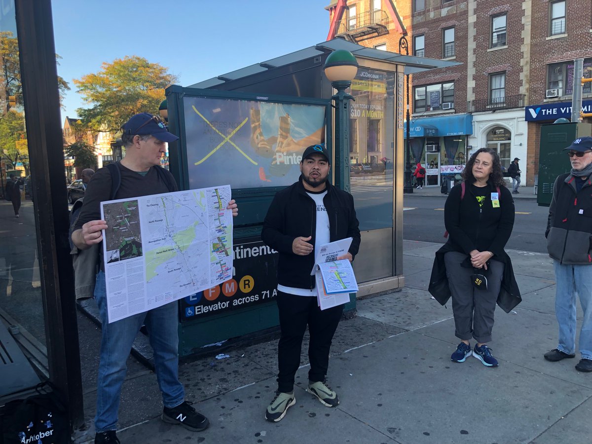 russdudley's tweet photo. A great day to experience the @QueensWayNYC in person and learn more about the project from Carter Strickland and @RubenTaughtMe . Thanks @ohny ! https://t.co/v0xlHu6oZY