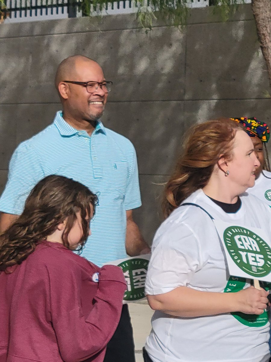 Yes, but does your state AG show up at a rally to support the Equal Rights Amendment? Nevada Attorney General @AaronDFordNV was one of the few men in attendance & is always a champion of equal rights for all. #yesoonQ1 https://t.co/hjh4EfaLXI