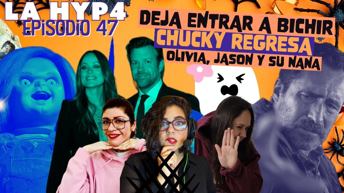 paiki's tweet photo. En @lahyp4 47: #ChuckySeason2, Déjame entrar, el terrorífico caso de la la niñera de Jason y Olivia -- un episodio con @SomeWome @_yameow_ y @nudul 
Todos los links para verlo o solo escucharlo: https://t.co/yanKVHumYS https://t.co/wfQ2yggih3