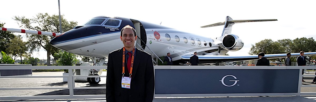 davidaughin's tweet photo. At NBAA-BACE 2022, I got to see the Gulfstream G800. As the new flagship aircraft for @GulfstreamAero, it is capable of flying 8,000 nautical miles! That’s 9,206 road miles (statute miles) for those on the ground. #jet #airplane #aircraft #nbaa2022 @NBAA https://t.co/j9NbNKiRdK