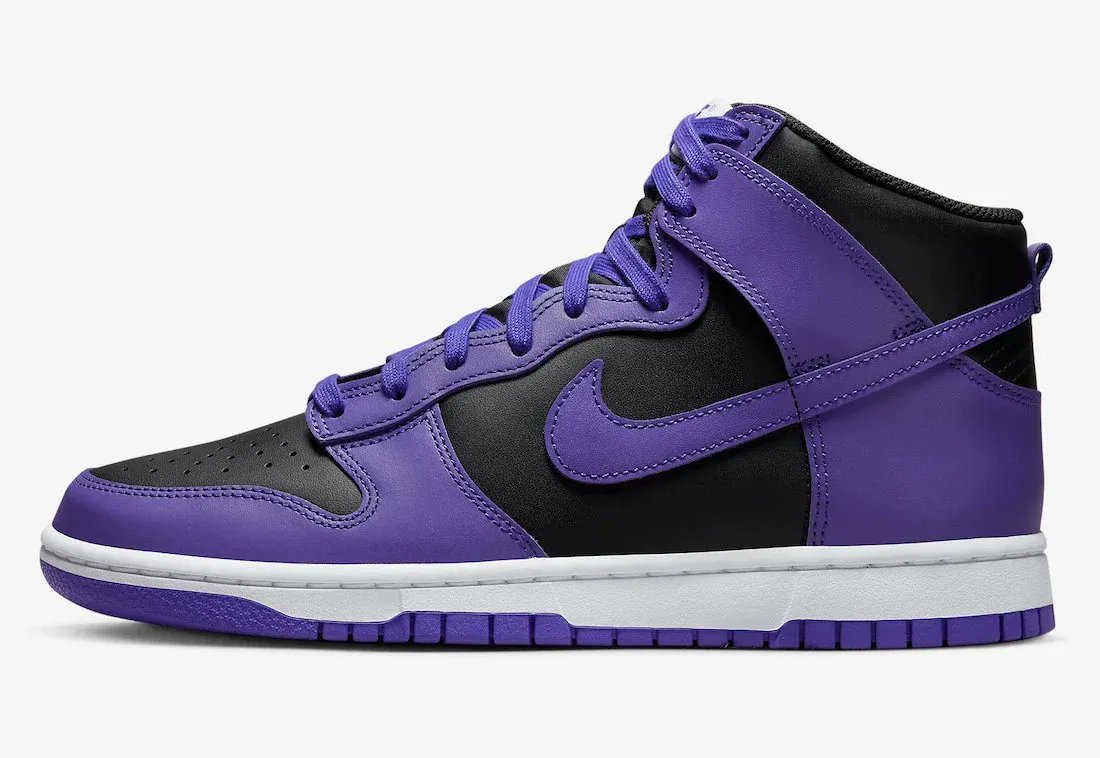 TheSiteSupply's tweet photo. Coming Soon: Nike Dunk High ‘Psychic Purple’ 💜 👟 https://t.co/97DKIF4bAq