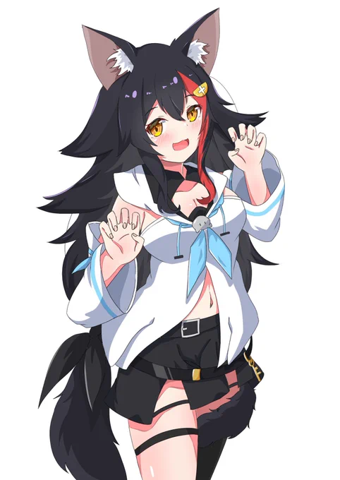 #みおーん絵フブミオ衣装交換その2 
