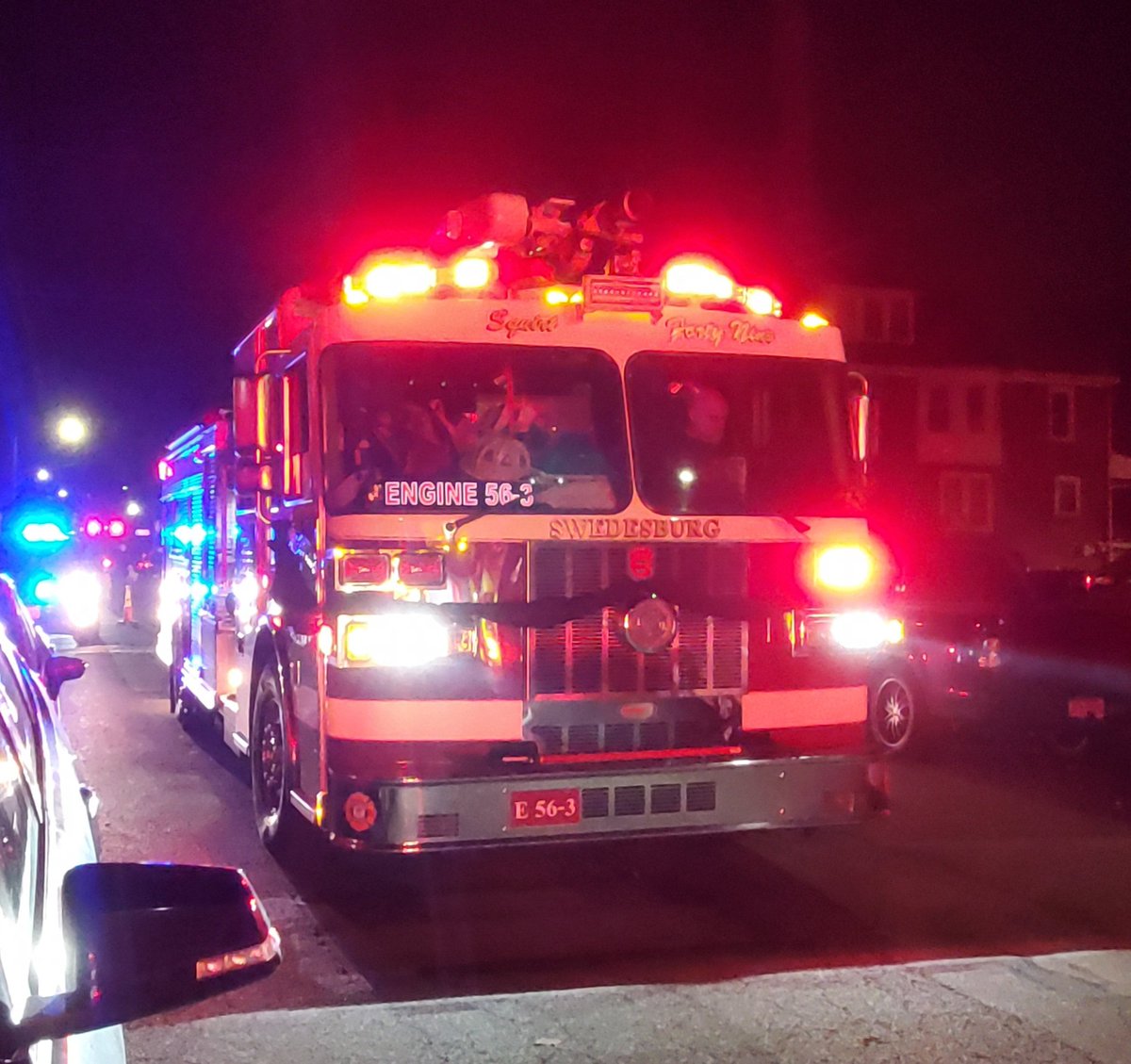 <a href="/NorristownFire/">Norristown Fire Dept</a> Engine 27-3 and <a href="/upper_fire/">Upper Merion Township Fire Police - Station 56</a> Engine 56-3 on Haws Avenue this evening with an oven fire <a href="/Swedesburgfc49/">Swedesburg Fire Co.</a> <a href="/Recupido17/">Jerry Recupido</a> <a href="/rotondo_nick/">Nick Rotondo Jr.</a> @femboymetalhaed <a href="/RealTrafficdan/">Trafficdan</a> <a href="/EastCoastAlert/">911 Emergency Communications Dispatcher</a> <a href="/EmergMgt/">Emergency Management Group Inc.</a> <a href="/ESV911/">Mark's Emergency Vehicles</a> <a href="/pcrs29/">Peter Stathopulos</a> <a href="/mikeyb4746/">Mike Bralski</a> <a href="/PerkiomenFire/">Perkiomen Township Fire Company</a> <a href="/KMEFire/">KME</a>