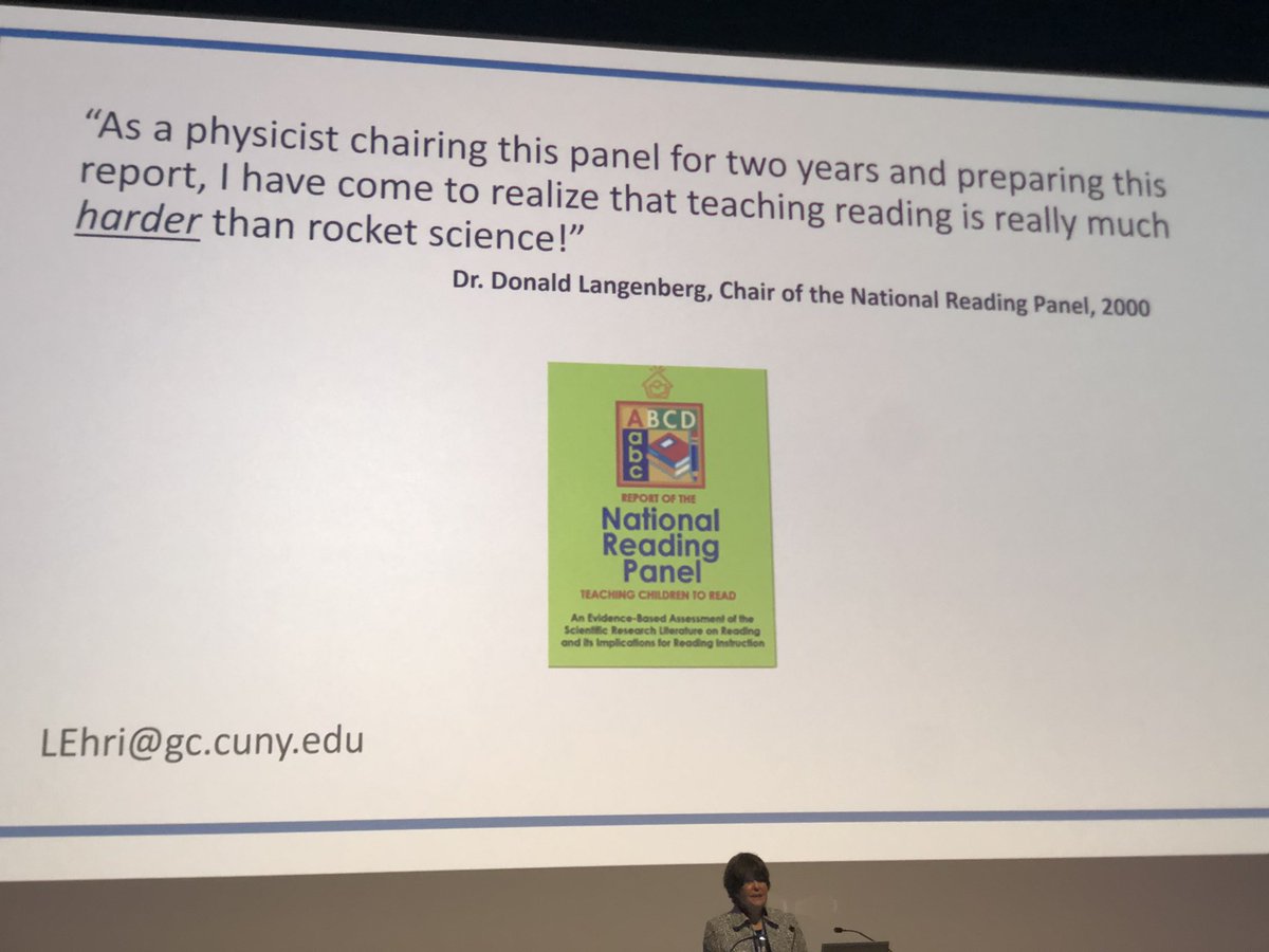 Excellent listening to Linnea Ehri speak this morning in Melbourne. Can’t wait to hear from <a href="/EminaMcLean/">Emina McLean</a> next.