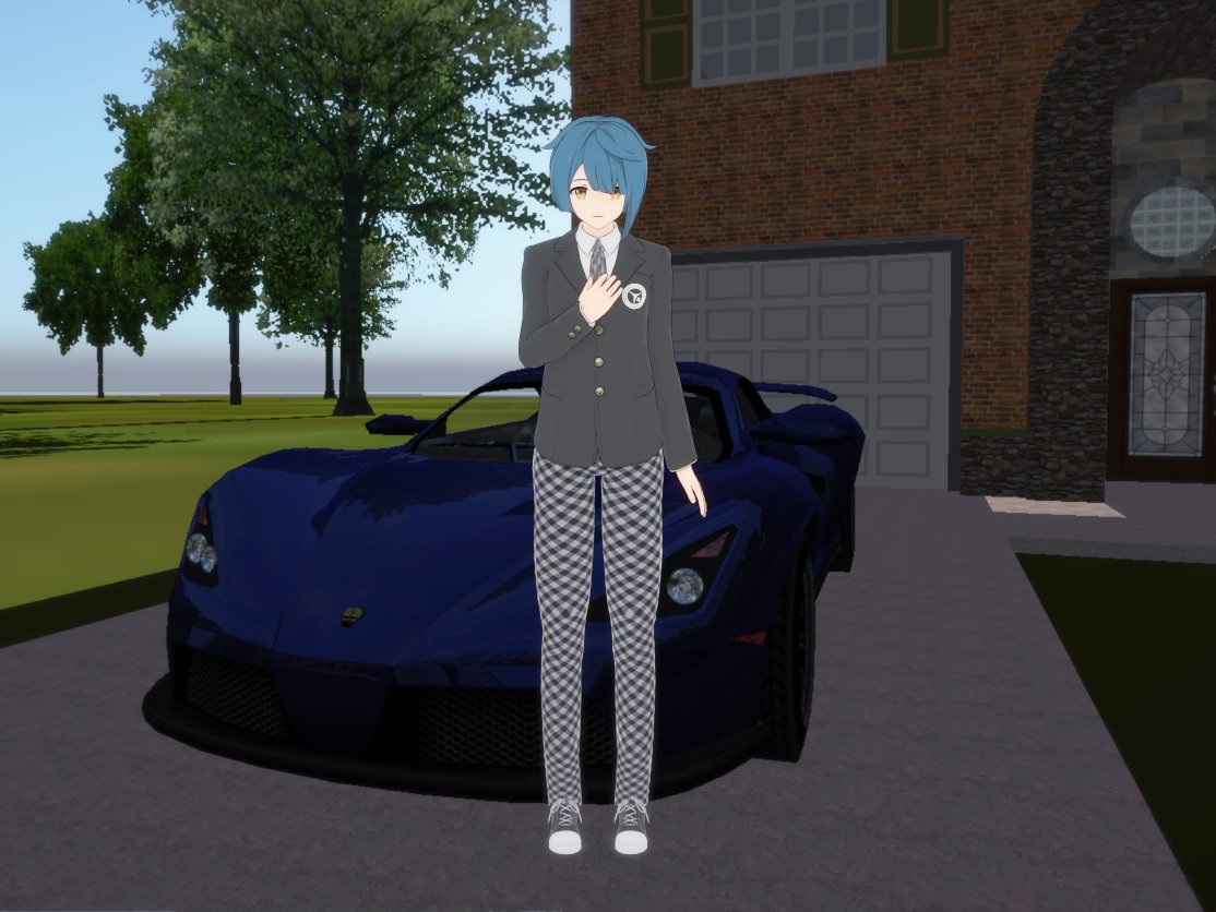 I need to post another waifu or husbando on here sometime. but have the birthday boy himself a from few days back. probably should have posted this on his birthday. but didn't get around to it until earlier today... yes in my AU of sorts he owns a car from burnout revenge...