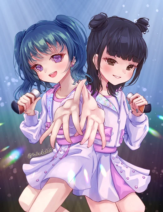 Smile Princess 2ndライブ「CHEER UP!」にて、水沢彩佳役 相良茉優様 宛のフラワースタンドのイラストを描かせていただきました!見ていただいた方ありがとうございました!こちらにイラストの背景あり版も載せておきます!#スマプリ2ndライブ  