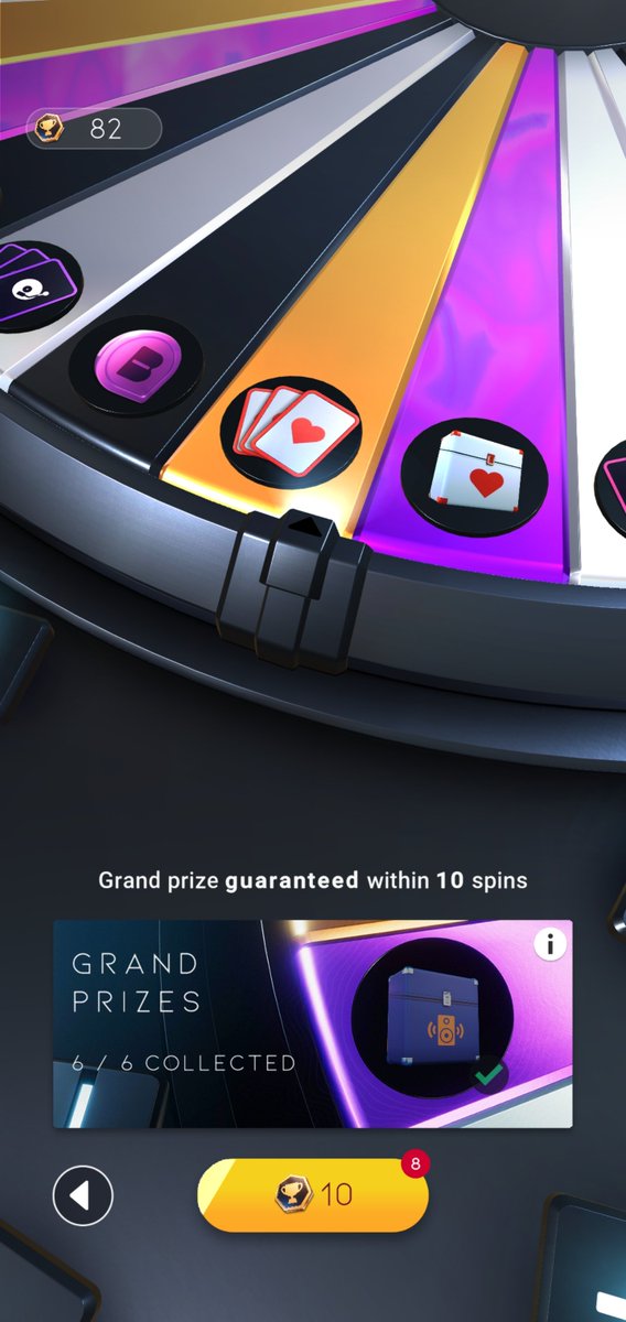 FazeRHD's tweet photo. @playbeatstar @beckyg I'd love to spin the wheel but what's the point. I'm winning a these tokens with no reason to spin it because every time there's 1 song to win as I have everything else and am max level. 💤 https://t.co/2dcEqlqVCt