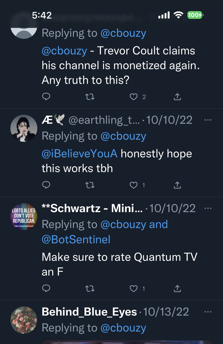 owlybyte's tweet photo. @TheLegalMindset @TeamYouTube @TwitterSupport @TeamYouTube @TheLegalMindset  here is an example of requests to have botsentinel rate channels.  If this is going on here I don’t doubt there are other issues with the current AI capabilities. https://t.co/f1FhOtpi9p