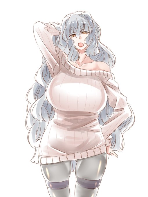 Д◎)  おは叢雲 「ふぁ～おはよぉ」(だらしないですよ叢雲さん
#描いてみた #艦これ #叢雲さん 