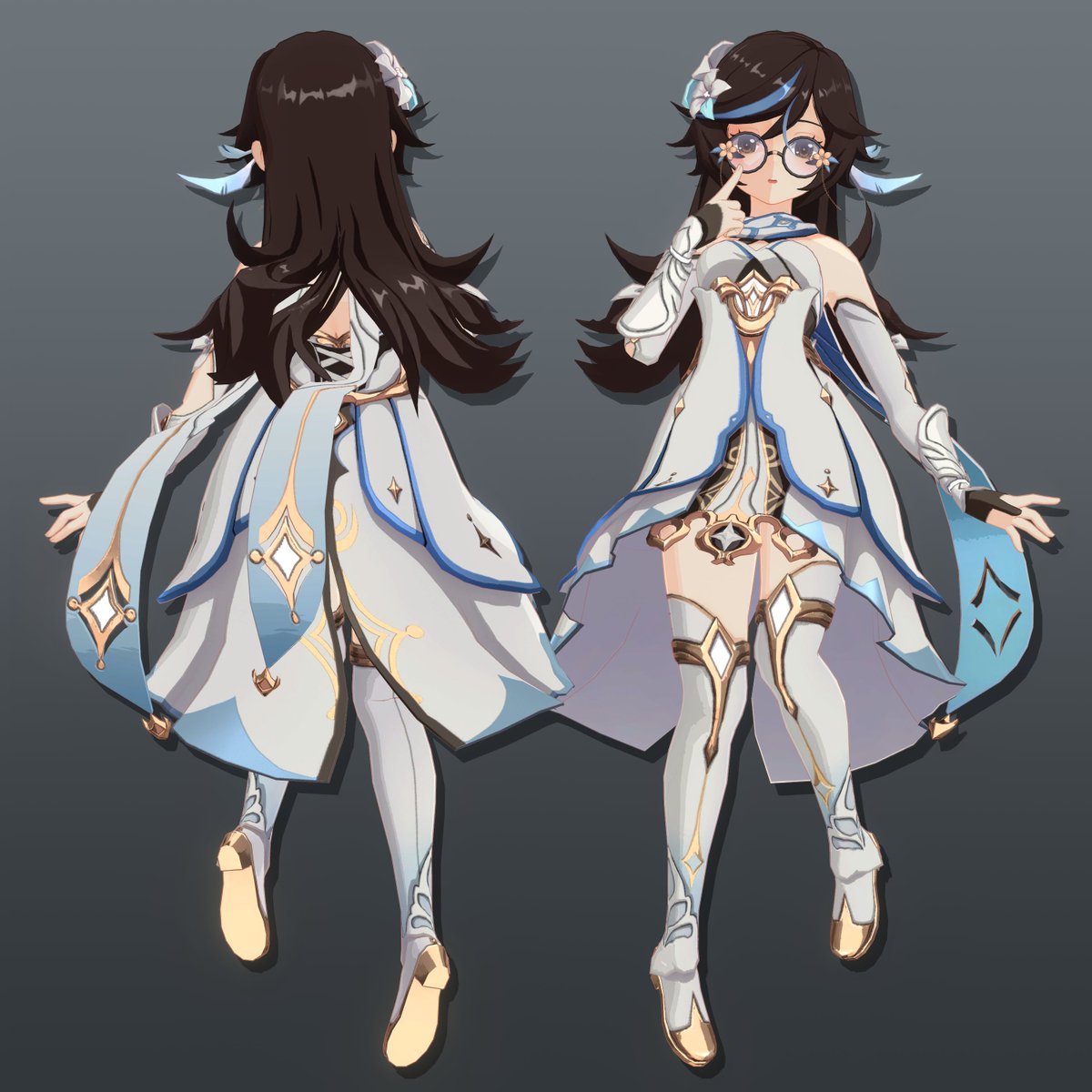 ChiRuffin's tweet photo. Ariessa Lumine Commission https://t.co/3SrePurR9i