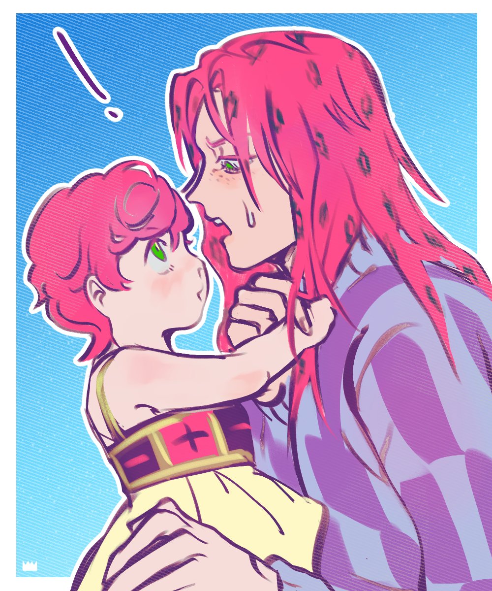 idk_take_this's tweet photo. #jjba 핑크부녀 
육아해라 솔리도 우나 https://t.co/6Gp4ULAKnC