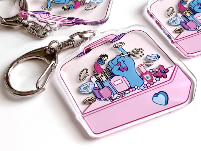 【商品紹介その1】アクリルキーホルダー全4種販売します#デザフェス #デザフェス56 