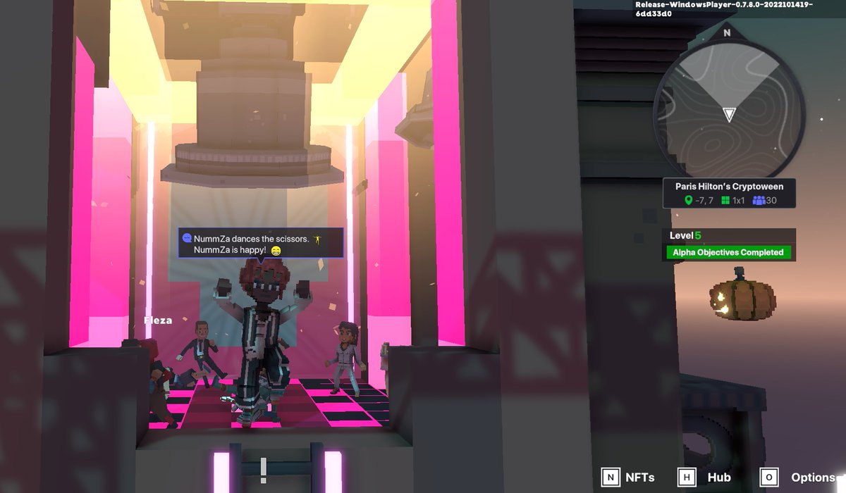 PurisitpP's tweet photo. @TheSandboxGame I just participated in the Paris Hilton  #Cryptoween Event. Dancing in the Clock Tower check out my screenshot below!
🎃👇 https://t.co/4txxgC51nw
