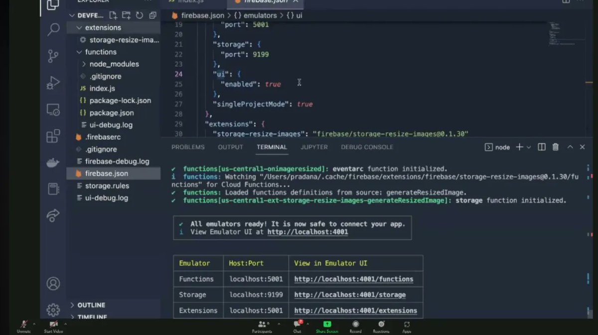 retzd_'s tweet photo. Speaking online through this Hybrid conference at GDG Maseru Devfest 2022, doing some live demo to emulate firebase features using Firebase Emulator Suite.
Thank you for having me!

#firebase #google #gdg #devfest2022 #devfest #lesotho #maseru https://t.co/R5uXmlX8BV