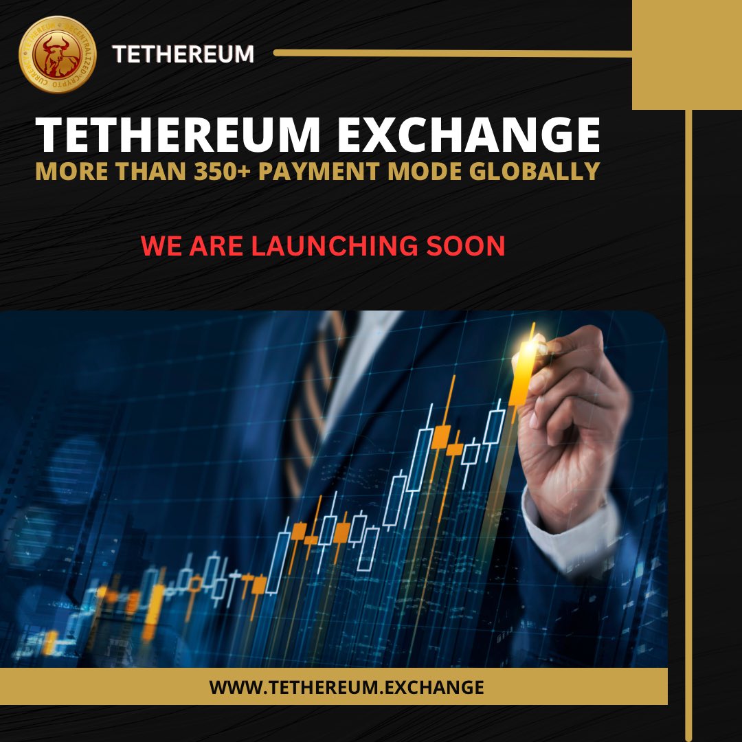 TethereumToken's tweet photo. Payment mode problem ?
We are here to help you,

TETHEREUM EXCHANGE launching very soon , with more than 350+ payment mode globally 🚀

#Tethereum #TethereumExchange #TethereumToken #Crypto #Cryptocurrency #Binance #btc #bitcoin #Dubai #BinanceSmartChain #Bnb #Exchange https://t.co/uZL5JPWKmU