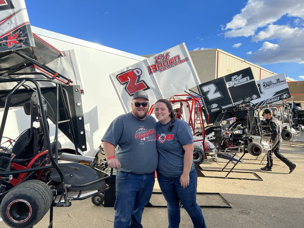 Speed_Media_'s tweet photo. RESULTS for @brownwyatt2

◾️ Qualifying: 22nd

◾️ Heat: 2nd 

◾️ A Main: 6th 

Overall it was a good first points race at @RBOutlaws! @brownwyatt2 had some stiff competition coming for him in the A Main but he managed to beat his wife @2browndanielle! https://t.co/caww5A4jbY