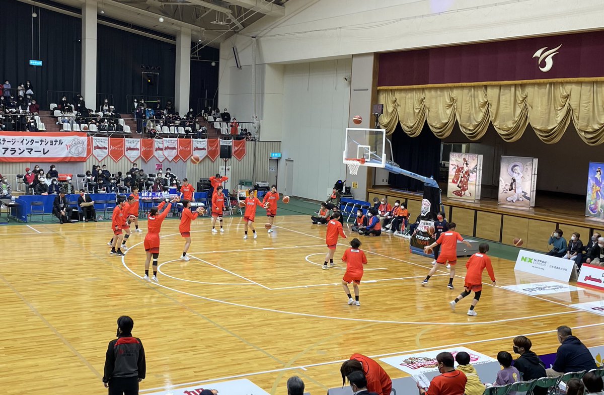 te6jx's tweet photo. 本日はアランマーレ秋田さんの
ホームゲームにお邪魔しています⛹️‍♀️

30-32
2点ビハインドで後半へ https://t.co/jmEd3kLBW3