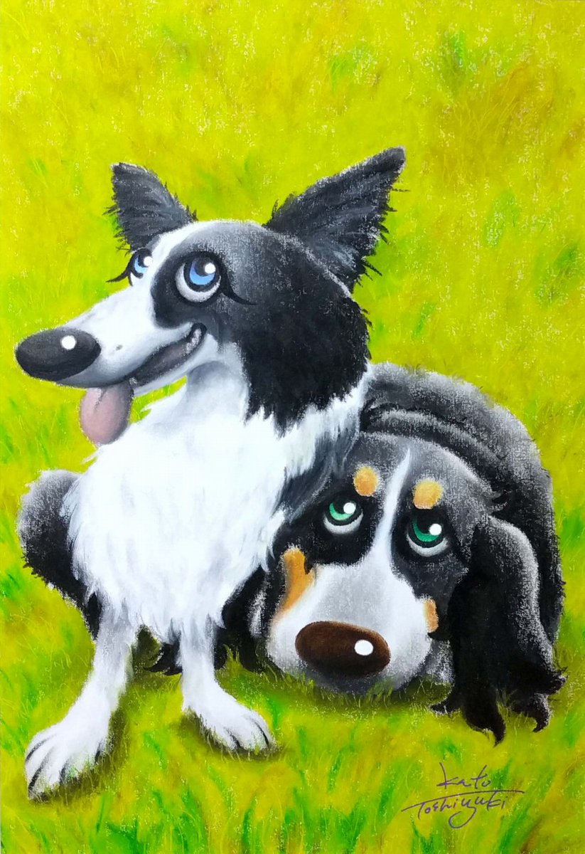 動物ペット画家🌟加藤トシユキ tweet media