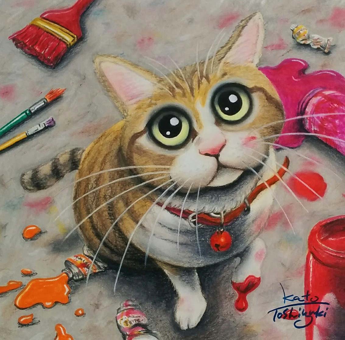 動物ペット画家🌟加藤トシユキ tweet media