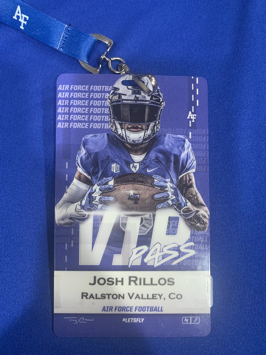 JoshRillos's tweet photo. Had a great time up at @AF_Football for a game day visit!  @AF_FBRecruiting @FootballRalston https://t.co/9nNutKxHf0