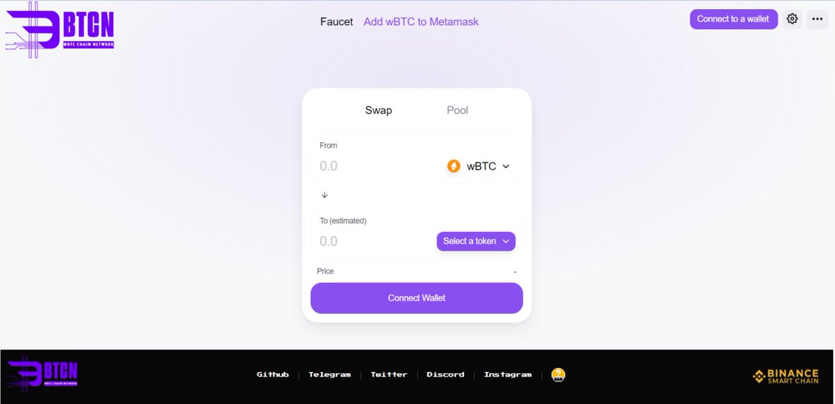 Dex live dex.wbtc-chain.com