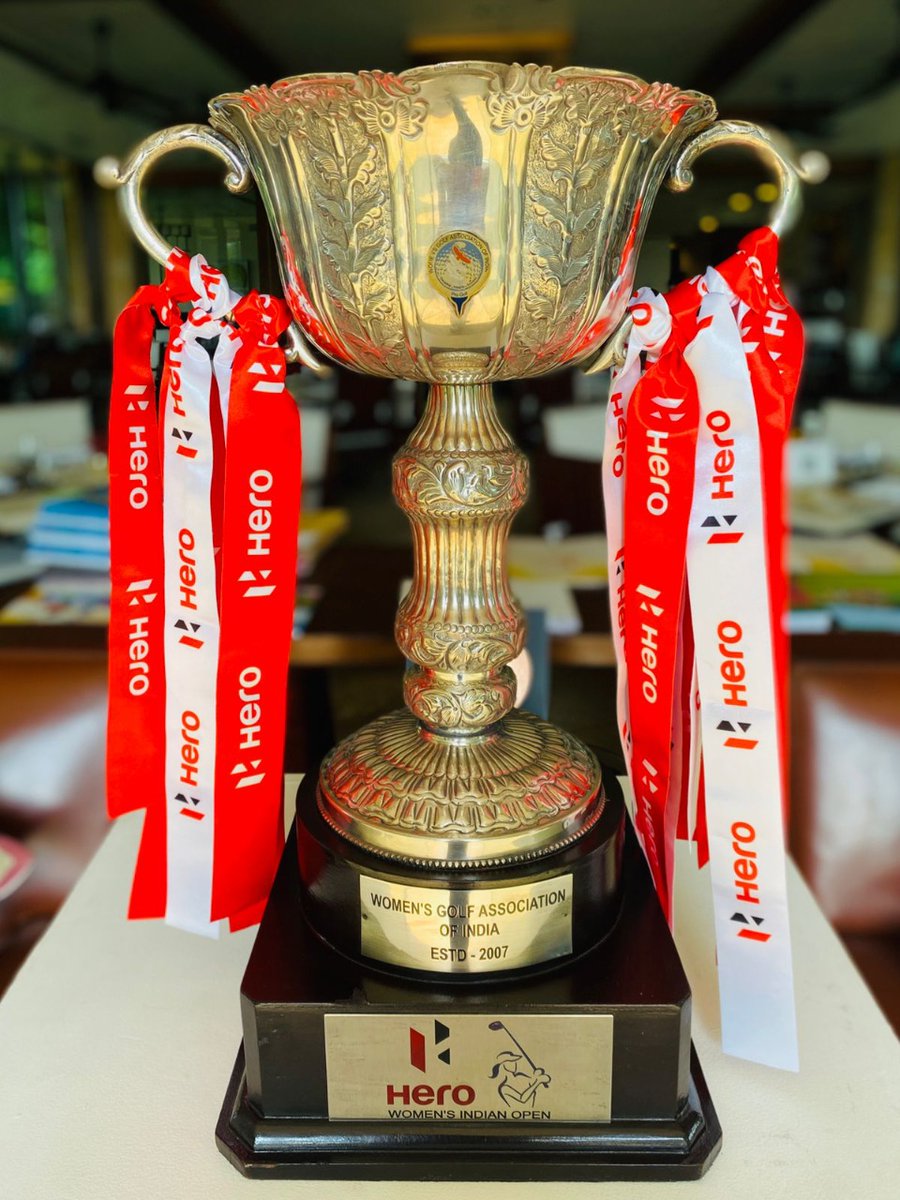 Who will claim the #HWIO2022 Trophy today?
.
.
<a href="/HeroMotoCorp/">Hero MotoCorp</a>
<a href="/LETgolf/">Ladies European Tour</a>
<a href="/wgaofindia/">Women’s Golf Association of India | WGAI</a>
<a href="/MyDLF5/">DLF 5</a>
<a href="/KAGolfIndia/">K&A Golf</a>

#HWIO22 #HeroWomensIndianopen #Golf