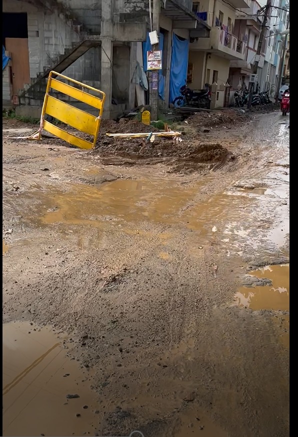 AD_1979's tweet photo. Location VGP Layout, KUDLU

Sir, this has been more than a year, we are not able to use the road..very very risky for 2 wheelers.plz help https://t.co/Gq4l3zbfcu