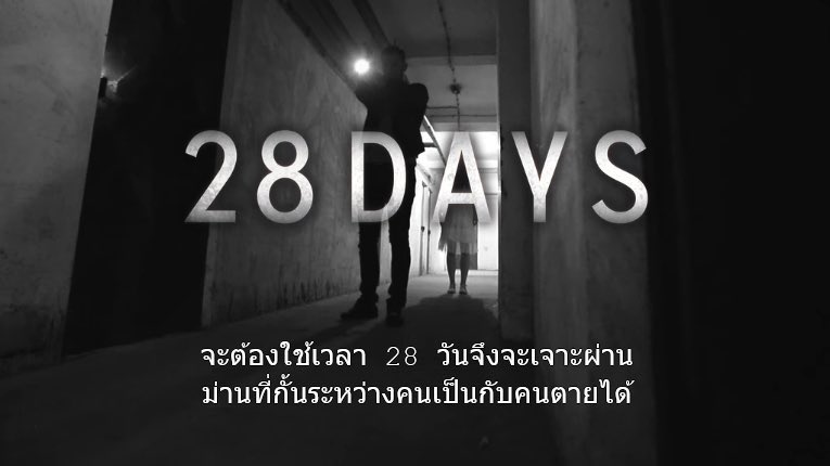 เน็ตฟลิกซ์มีรายการล่าท้าผีใหม่น่าสนุกเพิ่งลงเลย 28 Days Haunted รายการที่ให้คนมีเซ้นส์และนักล่าท้าผีแยกย้ายกันไปอยู่ในสถานที่ผีสิงต่างๆ เช่น โรงแรมผีสิง โดยทุกคนจะมาทดสอบทฤษฎีของสามีภรรยาวอร์เรน เป็นทฤษฎีวัฏจักร 28 วัน ในการที่คนคนนึงจะเชื่อมต่อกับโลกวิญญาณ