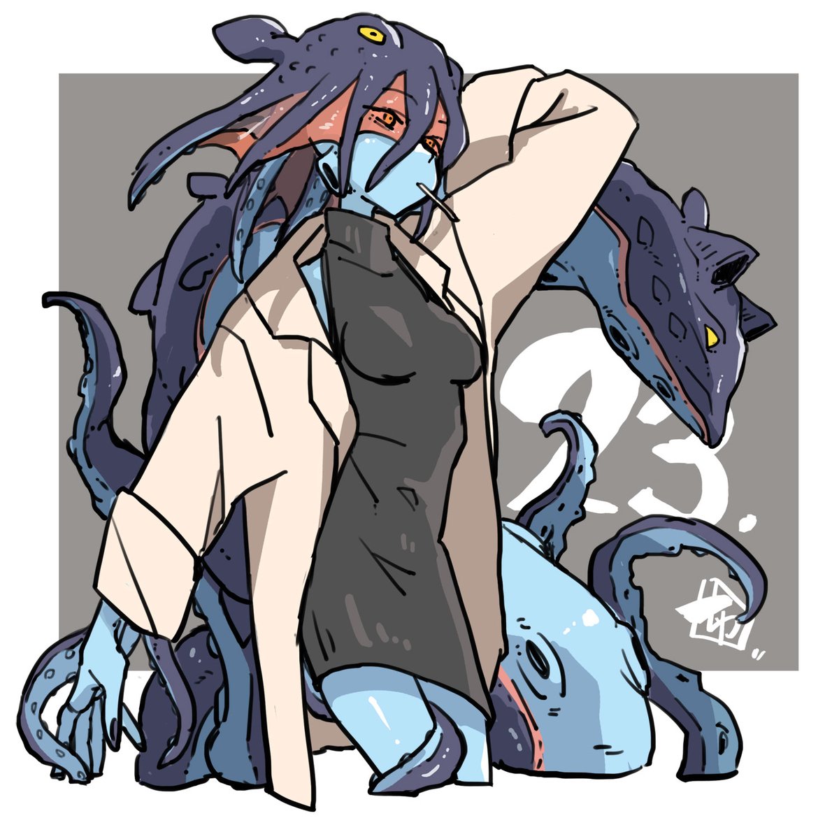 何日続くかな。今日はスキュラさんでした。 