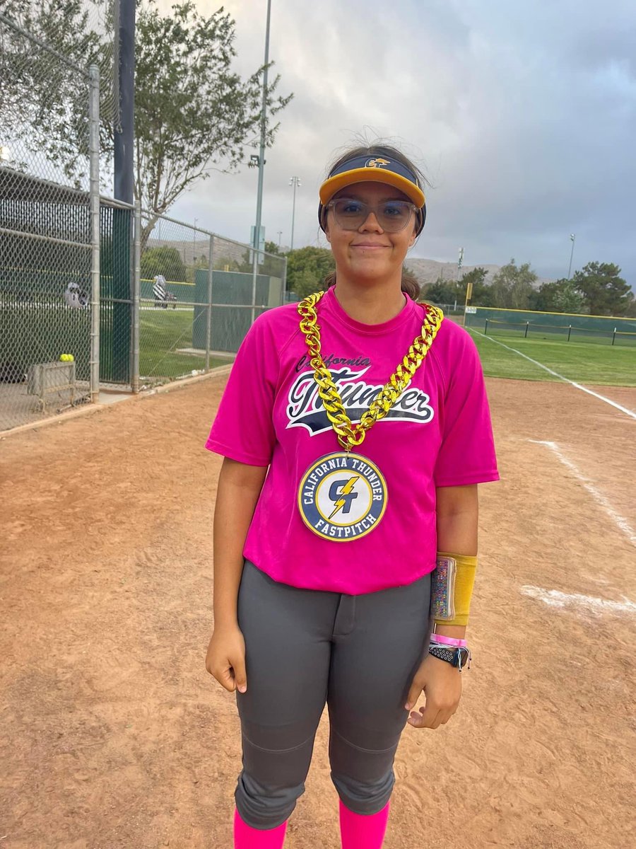 calthunder_06's tweet photo. Congratulations to our 3 Home run hitters this weekend!! Jayla Brown#13, Jamie Huber #16 and Breanna Aguilar #95 https://t.co/BhEVQSScue
