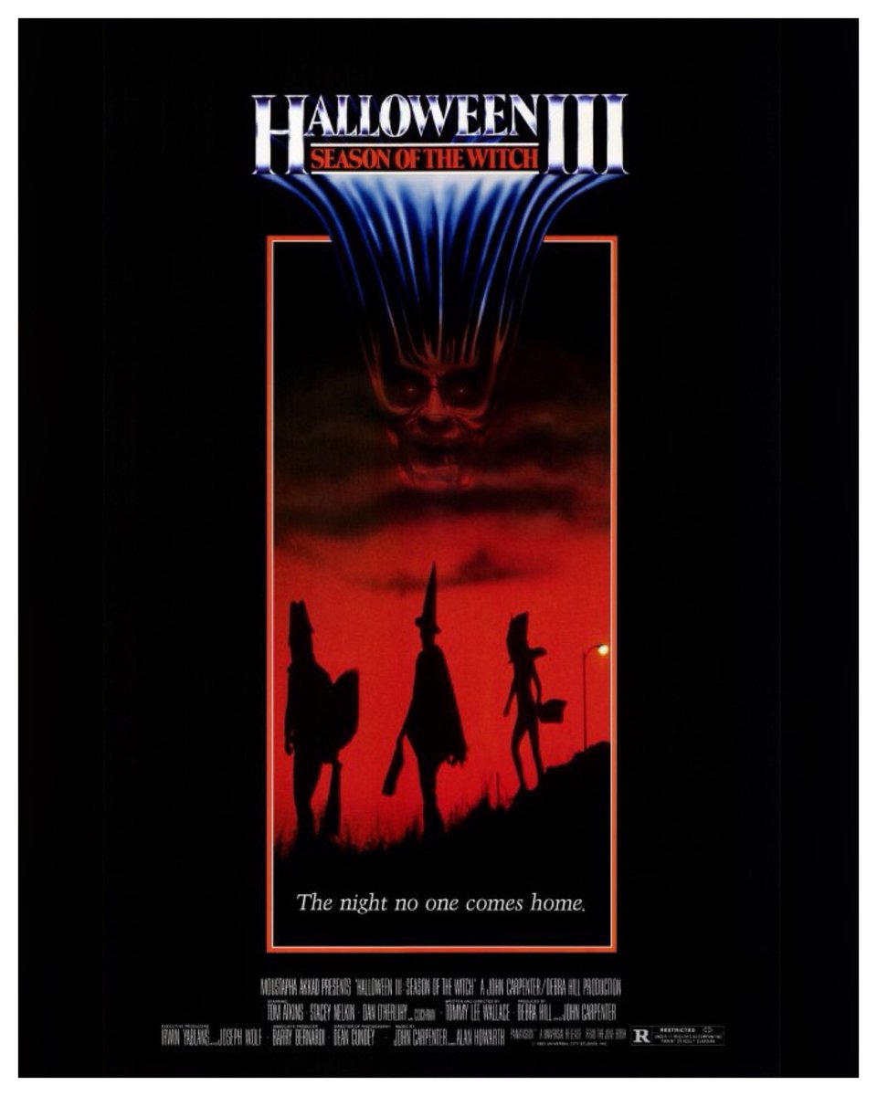 WreckLeaguePod's tweet photo. 40 Years #HalloweenIIISeasonOfTheWitch Starring: #TomAtkins #StaceyNelkin #DanOHerlihy #MichaelCurrie #RalphStrait #JadeenBarbor Directed By: #TommyLeeWallace #Halloween 🎃

#WreckLeaguePodcast https://t.co/dZNxodevuh