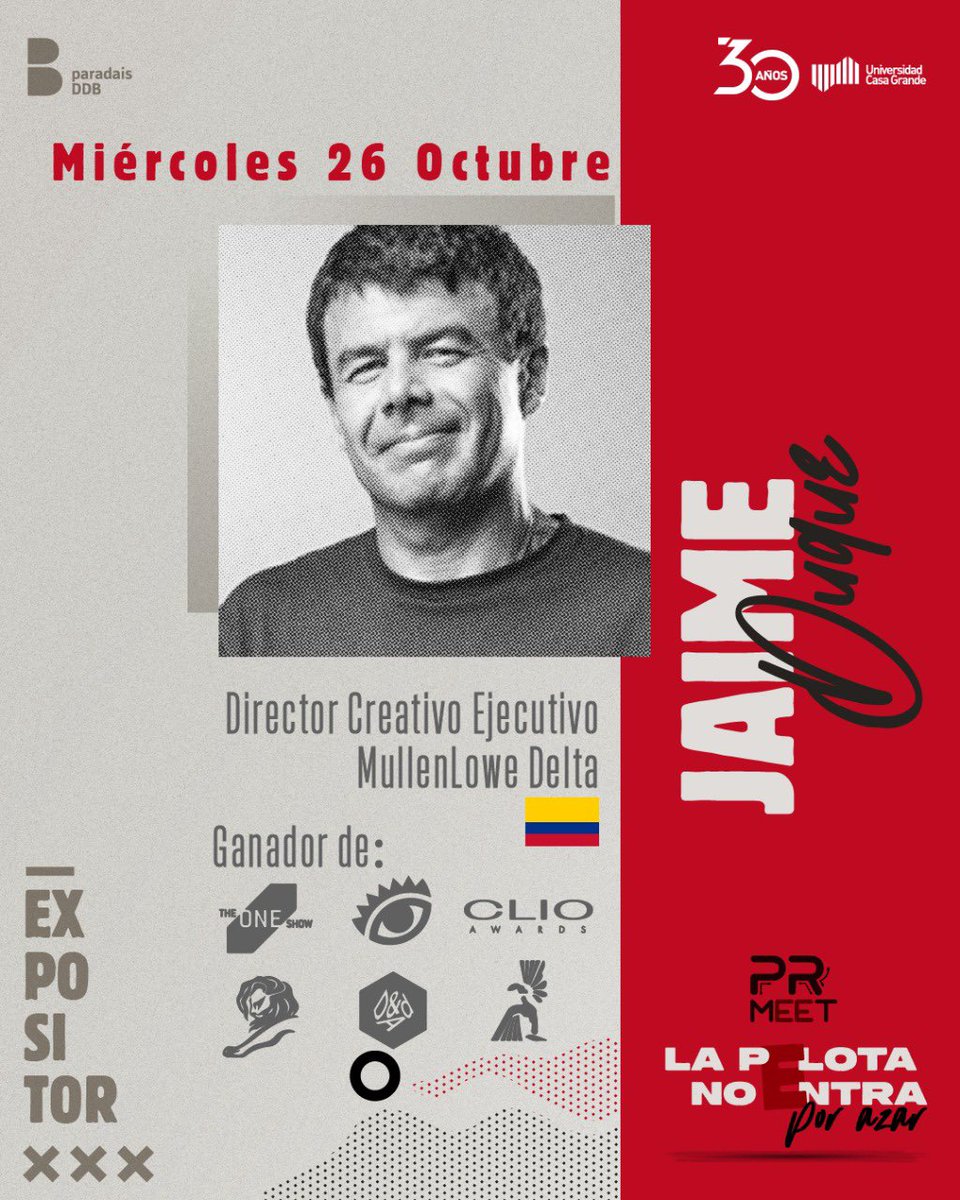 prmeet_ucg's tweet photo. Les presentamos a nuestros speakers confirmados para el #PRMeet2022 🗣️📣🙌🏻

🗓️Nos vemos este miércoles 26 y jueves 27 de octubre 🏟️⚽️
⏰18h30

Formulario de registro presencial:
https://t.co/K5QJeOqy3b…
Formulario online:
https://t.co/7Bz7VvBpjZ https://t.co/R3k6N5R3wA