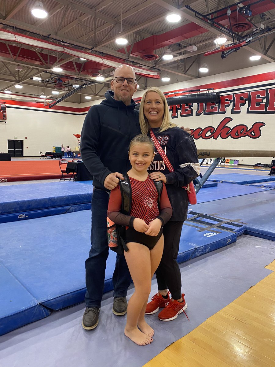 Very proud of our little girl today! Her first gymnastics competition and she had a blast. GREAT DAY‼️