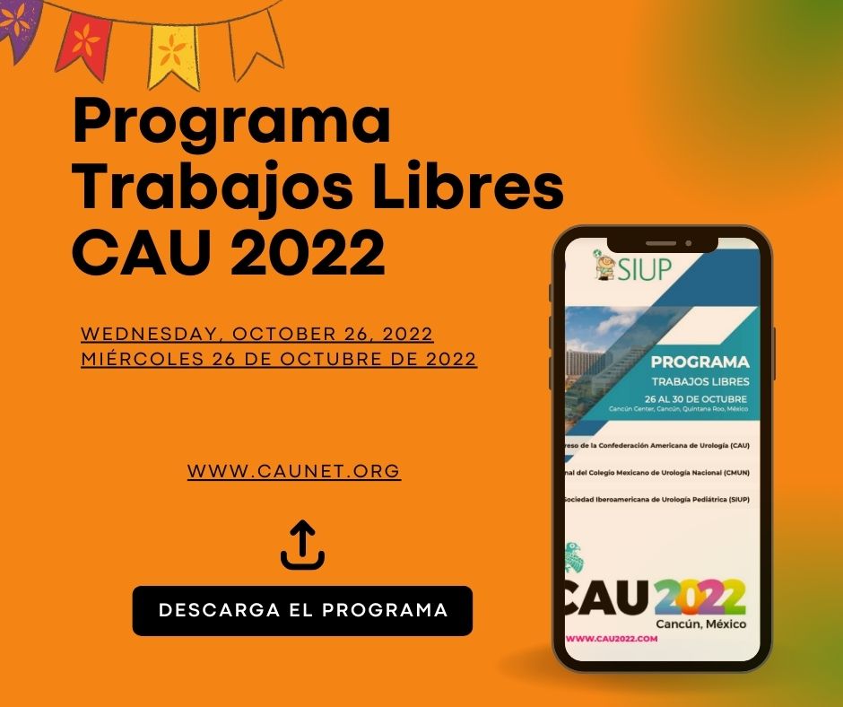 🇲🇽Programa Trabajos Libres - Resúmenes🇲🇽 Queridos miembros CAU los invitamos a descargar el programa de Trabajos Libres - Resúmenes CAU 2022 Cancún - México. Miércoles 26 al 30 de octubre de 2022 Web:caunet.org/programa-traba… @colmexurologia #urología #cau_educación #CAU2022