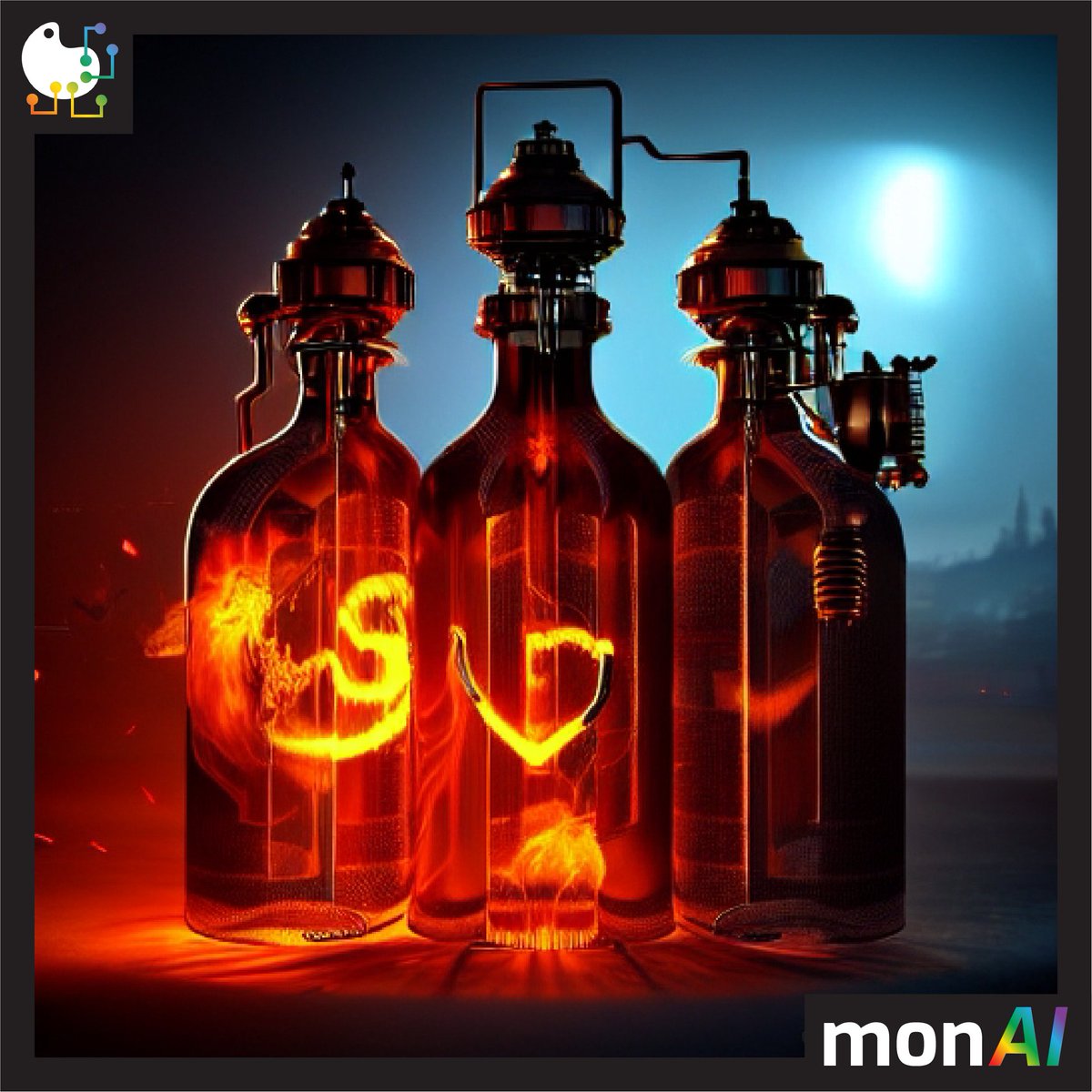 TesseractMobile's tweet photo. #Promptober Day 22: Fire 🔥 I love this cute little #bonfire! ❤️ If you are interested in #AIart, all of these images were made with the #FREEAIArtGenerator, @monai_art 👉 https://t.co/1W2qMOuli2 https://t.co/8qACoWZLHR