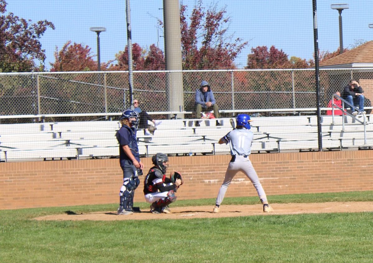 dylan_gaston's tweet photo. Went 4 for 4 with 3 singles and a double at the Shenandoah University Showcase today. My batting average on the season is .350 with an on base percentage of .536. Looking forward to tomorrow! @SUHornetsBB @ShenandoahU @nova_baseball @OPHS_Baseball https://t.co/hDPAe16l8R