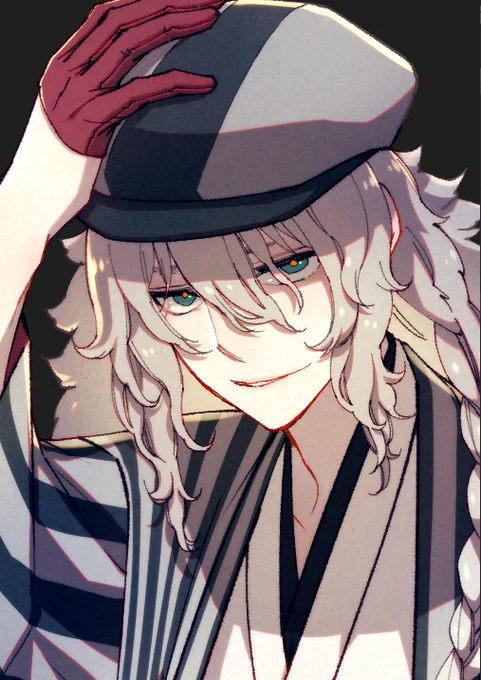 今度連れて行く探索者描けた～!剥製師()剥製作るキャラ好きなんだけどルルブにないから芸術系から捏造したわい人間の剥製は作らない系剥製師だよ#クトゥルフ神話TRPG 
