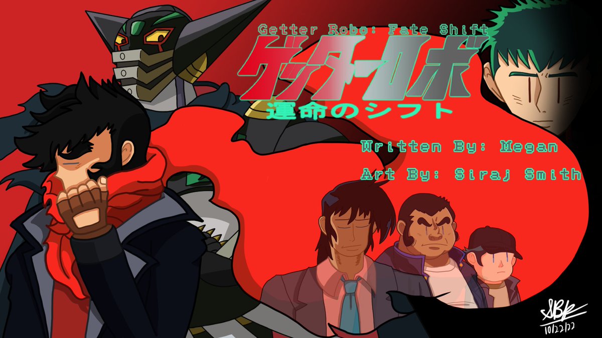 sirajsmith14's tweet image. Getter Robo: Fate Shift 

For all GR fans seeing this, please check out @No1RyomaFan &apos;s Armageddon AU. They poured their heart and soul into writing this and it really shows. I was able to imagine it as if it was a real Getter Robo OVA.
-
-
-
#getterrobo #getterroboarmageddon