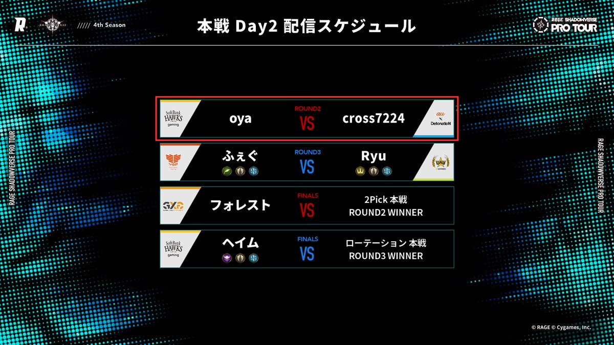 ShadowverseRAGE's tweet photo. #RSPT 
2Pick 本戦 Day2 ROUND2
oya vs cross7224の試合がまもなくSTARTです！

🔽本戦Day2配信🔽
#OPENREC▷https://t.co/wRptJWPAPF
#YouTube▷https://t.co/zqMODUdhDy https://t.co/1AtKphWpjj