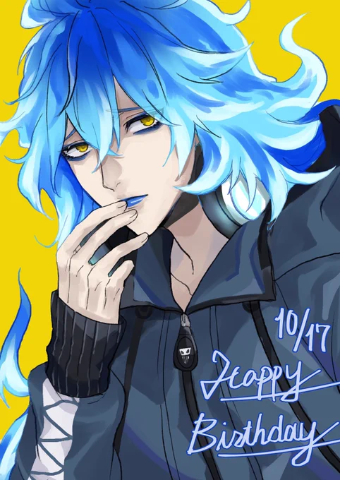 友人()が最高プレゼントを描いていてくれて自慢します、、、メッッッッッちゃかわいい!?!お顔かわいい綺麗かっこいいの三拍子で最強すぎん、、??すきすぎる、、ありがとう、、ありがとう、、、 