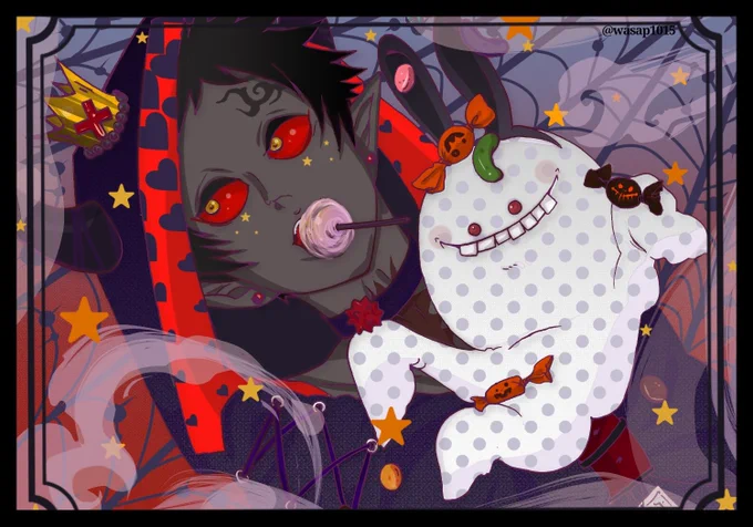 ハロウィン近いので、過去ハロウィンイラスト+α再掲 
