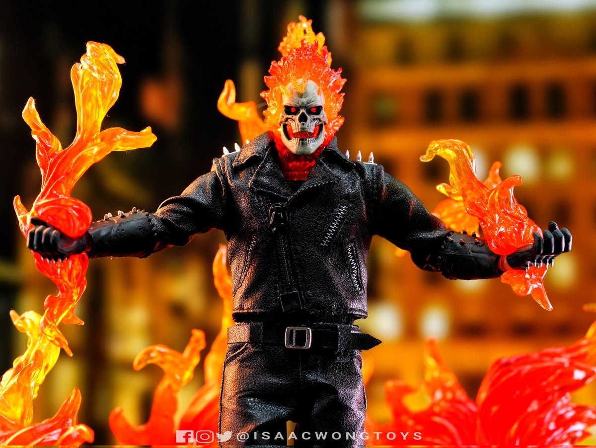 isaacwongtoys's tweet photo. [PW Toys] 1/12 Ghost Rider (Movie ver) + Hell Cycle + Platform Base 
ゴーストライダー 🔥💀🛵

Full Review on my Facebook Page:
https://t.co/8rNwXyp14F

#pwtoys #ghostrider #Marvel #hellcycle #ゴーストライダー #SHF #SHFiguarts #marvellegends #mafex #mezco  #IsaacWongToys https://t.co/sYbQSwmjTV