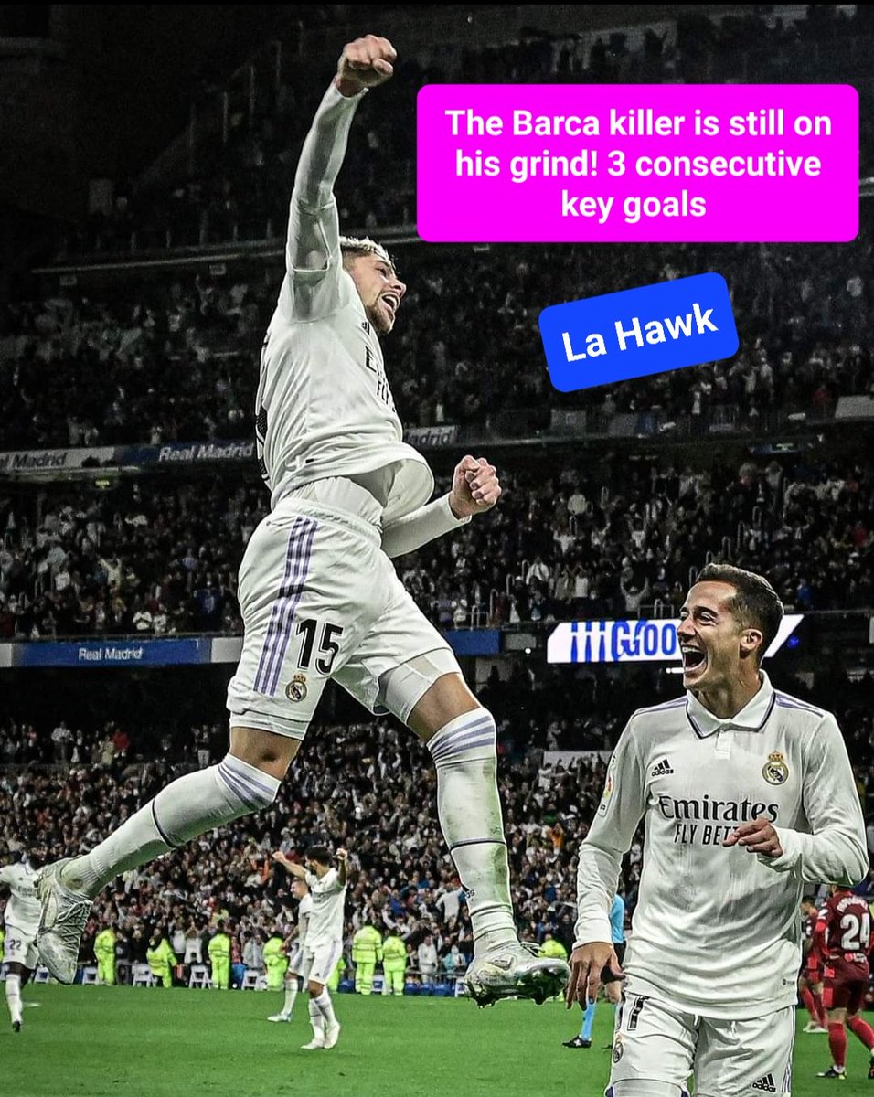 thepkh1's tweet photo. Keep flying @fedeevalverde for our @realmadriden.
#LaHawk #halaMadrid #yNadaMas https://t.co/HEzg5cI8mM
