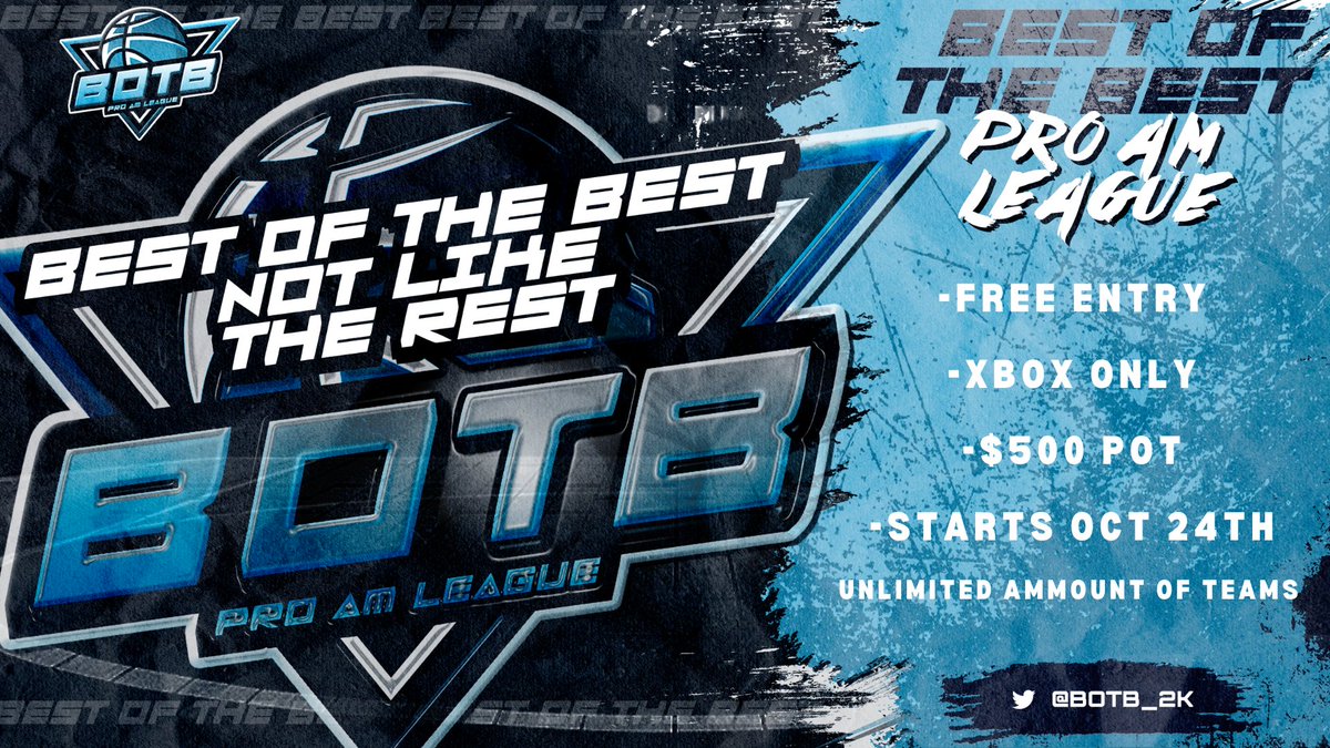 🥶🏀BOTB_2k 🏀❄️ (@botb_2k) on Twitter photo Free tourney is back "IF" this post gets:
50 RTs
75 likes
<a href="/iNetworkSports/">iNetwork</a> <a href="/2KSQUAD/">2KSQUAD</a> <a href="/StatenIsland2K/">Staten Island Basketball Association (SIBA)</a> @VE2KClan <a href="/TheTop5N/">Top5 Nation 🏛</a> @C4OnTop <a href="/TooColdOrg/">TooCold Org ❄️</a> Free tourney is back "IF" this post gets:
50 RTs
75 likes
<a href="/iNetworkSports/">iNetwork</a> <a href="/2KSQUAD/">2KSQUAD</a> <a href="/StatenIsland2K/">Staten Island Basketball Association (SIBA)</a> @VE2KClan <a href="/TheTop5N/">Top5 Nation 🏛</a> @C4OnTop <a href="/TooColdOrg/">TooCold Org ❄️</a>