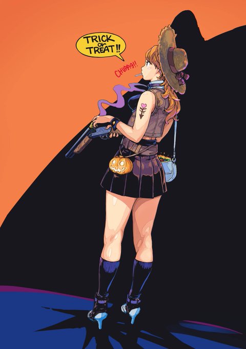 Trick or Treat!! Makoto-chan❤️
#快感チェンジ 