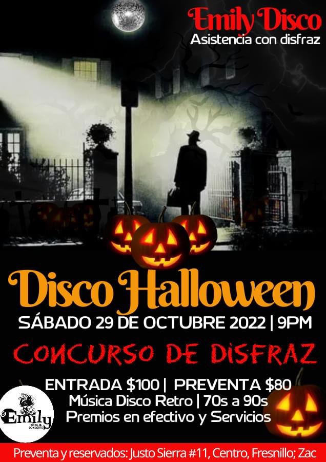 EmilyConciertos's tweet photo. #NocheDeDisfraces #Halloween #EmilyDisco #EmilyPool #Fresnillo Premios y concursos Preventa $80 Taquilla $100 https://t.co/pVPJfbLf7q